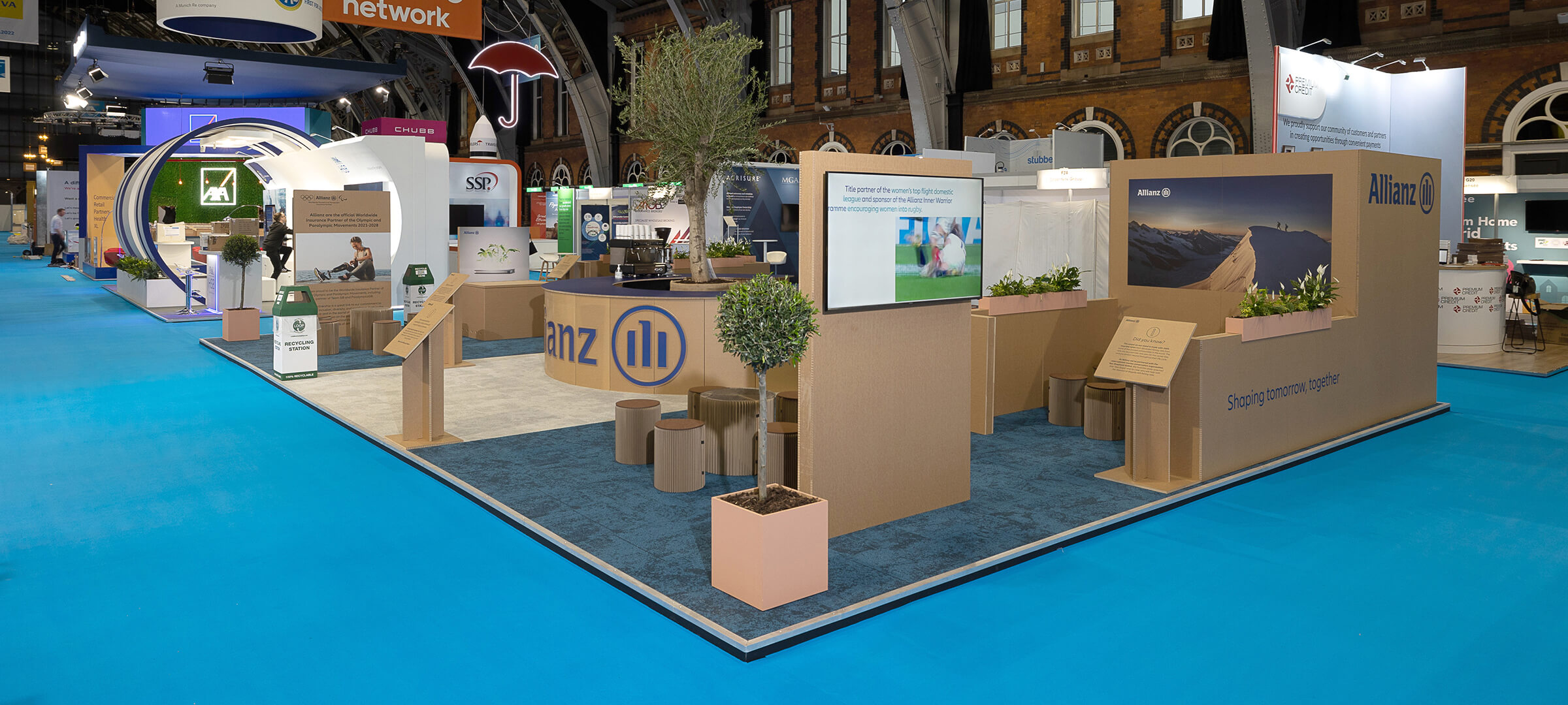 Allianz exhibition stand