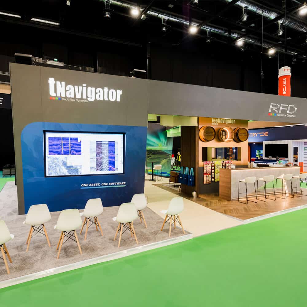 Experiential activations and interactive technology on an Extreme Exhibitions stand